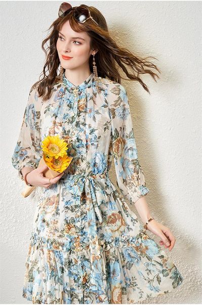 casual dresses women silk dress 2021 summer female french print slim waist medium length vestidos two piece suit clothing, Black;gray
casual dresses women silk dress 2021 summer female french print slim waist medium length vestidos two piece suit clothing, Black;gray