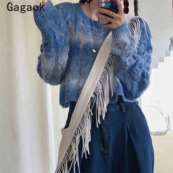 streetwear dyeing thin knitted sweaters spring autumn o neck short navel hollow out harajuku wild pullovers 210531, White;black
streetwear dyeing thin knitted sweaters spring autumn o neck short navel hollow out harajuku wild pullovers 210531, White;black