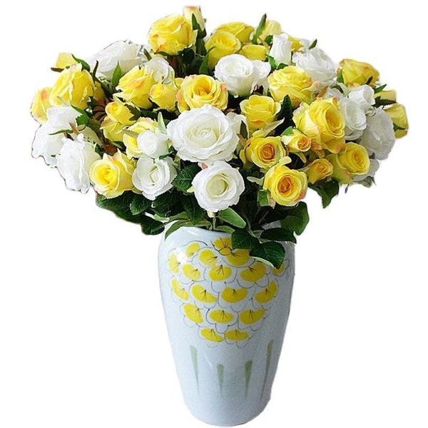 decorative flowers & wreaths one artificial rose branch 5 heads simulation faux stem for wedding home showcase table floral decoration
decorative flowers & wreaths one artificial rose branch 5 heads simulation faux stem for wedding home showcase table floral decoration