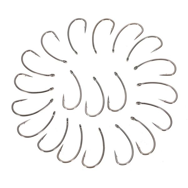 20pcs fishing hooks set carbon steel crank hook barbed fishhook tackle 2# / 4# 6# 8#
20pcs fishing hooks set carbon steel crank hook barbed fishhook tackle 2# / 4# 6# 8#