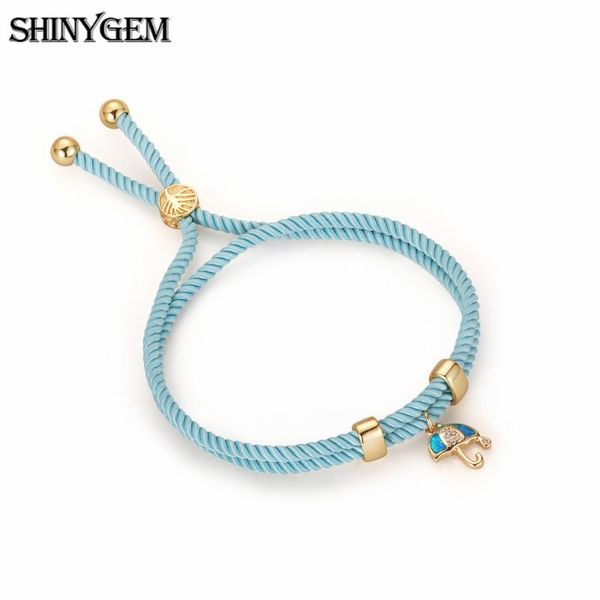 charm bracelets shinygem double loop rope chain bracelet natural abalone contracted style shell zircon umbrella gold/black/silver plated, Golden;silver
charm bracelets shinygem double loop rope chain bracelet natural abalone contracted style shell zircon umbrella gold/black/silver plated, Golden;silver