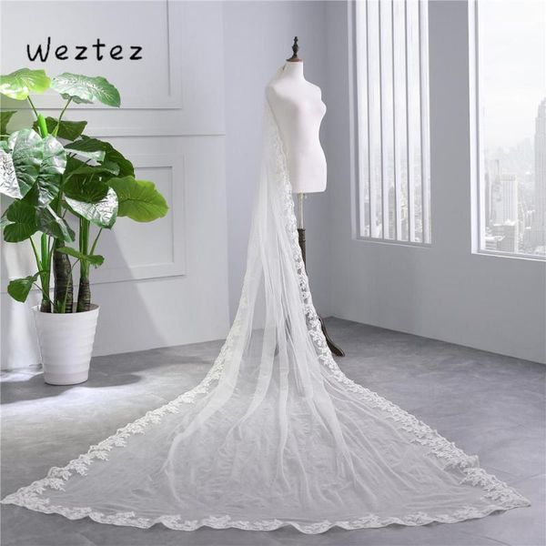 bridal veils wedding veil long comb gorgeous 3 meters white/ivory lace cathedral accessories ts019, Black
bridal veils wedding veil long comb gorgeous 3 meters white/ivory lace cathedral accessories ts019, Black
