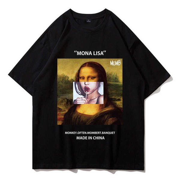 mens funny kuso mona lisa oil print o-neck t-shirts graphic t shirts 210527, White;black
mens funny kuso mona lisa oil print o-neck t-shirts graphic t shirts 210527, White;black