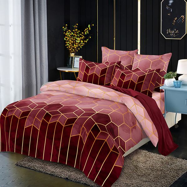 fashion geometry plaid bedding sets with pillowcase no bed sheet 2/3 pcs golden lines duvet cover set double queen king quilt covers
fashion geometry plaid bedding sets with pillowcase no bed sheet 2/3 pcs golden lines duvet cover set double queen king quilt covers