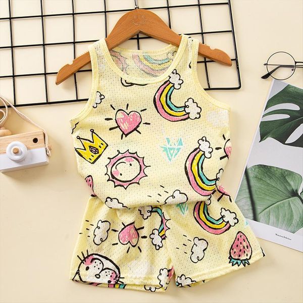 clothing sets summer cartoon vest suits for boys and girls casual kids toddler pajamas clothes teenagers girl, White
clothing sets summer cartoon vest suits for boys and girls casual kids toddler pajamas clothes teenagers girl, White