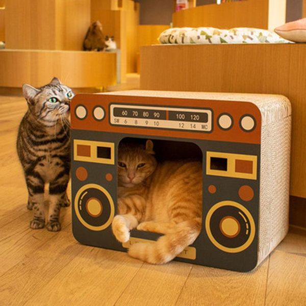cat-house multi-faceted retro radio cat scratching board claw grinder corrugated paper supplies wear-resistant scratcher beds & furniture
cat-house multi-faceted retro radio cat scratching board claw grinder corrugated paper supplies wear-resistant scratcher beds & furniture