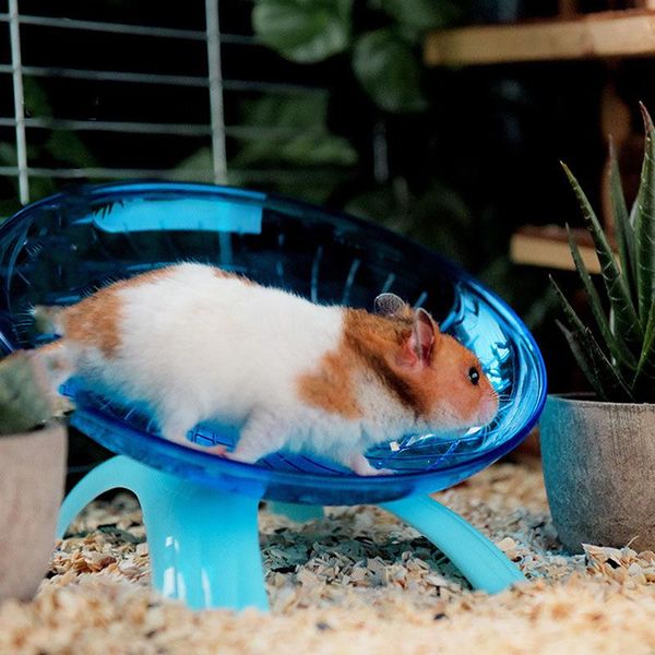 small animal supplies pet hamster flying saucer exercise squirrel wheel mouse running disc