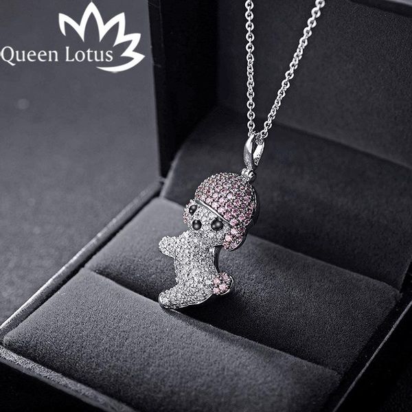 pendant necklaces queen lotus fashion cute lovely dog animal neckalce women zirconia jewelry sparkling necklace for, Silver
pendant necklaces queen lotus fashion cute lovely dog animal neckalce women zirconia jewelry sparkling necklace for, Silver