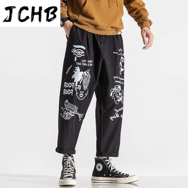 men's pants 2021 spring autumn men clothing print oversized streetwear cargo casual loose man, Black
men's pants 2021 spring autumn men clothing print oversized streetwear cargo casual loose man, Black