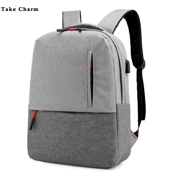 backpack rechargeable men and women models casual travel stitching business 15.6-inch computer
backpack rechargeable men and women models casual travel stitching business 15.6-inch computer