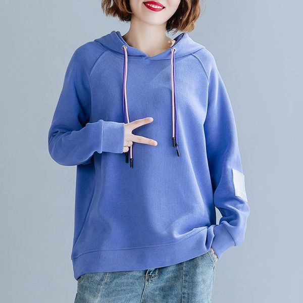 fashion pink blue green plus size women's casual loose autumn hooded drawstring pullover sweatshirt punk long-sleeve hoodies & sweatshi, Black
fashion pink blue green plus size women's casual loose autumn hooded drawstring pullover sweatshirt punk long-sleeve hoodies & sweatshi, Black