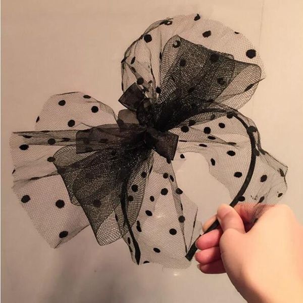 black lace dot bowknot headband women lady hairband hair for wedding party headwear costume christmas halloween accessories
black lace dot bowknot headband women lady hairband hair for wedding party headwear costume christmas halloween accessories