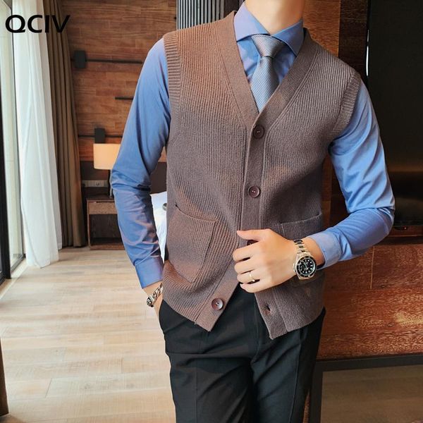 waistcoat men winter v-neck knitted vest british style sleeveless thick sweater vests mens both pockets 7colors men's, Black;white
waistcoat men winter v-neck knitted vest british style sleeveless thick sweater vests mens both pockets 7colors men's, Black;white