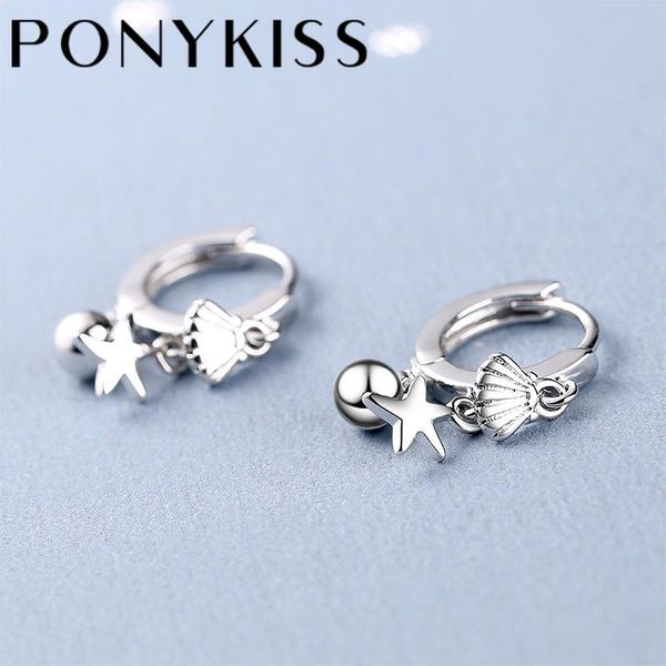 hoop & huggie ponykiss trendy 925 sterling silver starfish shell 14k gold earrings buckle for women romantic fine jewelry drop, Golden;silver
hoop & huggie ponykiss trendy 925 sterling silver starfish shell 14k gold earrings buckle for women romantic fine jewelry drop, Golden;silver