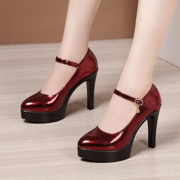 quality women's shoes pumps pointed toe office lady patent leather high heels wedding plus size 32-43 dress, Black
quality women's shoes pumps pointed toe office lady patent leather high heels wedding plus size 32-43 dress, Black
