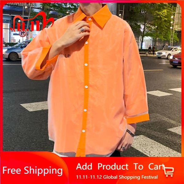 men's casual shirts senior shirt summer design sense niche retro chic solid color mesh jacket men mens s-3xlshirts, White;black
men's casual shirts senior shirt summer design sense niche retro chic solid color mesh jacket men mens s-3xlshirts, White;black