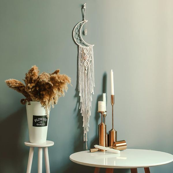 nordic tapestry moon star dream catcher handmade braided wall hanging kids hand-woven living room decoration ornaments
nordic tapestry moon star dream catcher handmade braided wall hanging kids hand-woven living room decoration ornaments