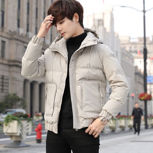 cotton winter coat 2021 new thickened hooded down cotton padded et men's cloth, Black
cotton winter coat 2021 new thickened hooded down cotton padded et men's cloth, Black