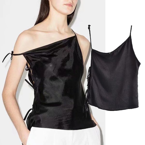 women's blouses & shirts 2021 new fashion women solid short sling asymmetrical blouse loose receive waist slim short shi, White
women's blouses & shirts 2021 new fashion women solid short sling asymmetrical blouse loose receive waist slim short shi, White