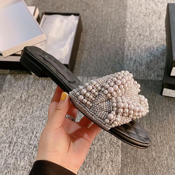 slippers luxury women designer slides ladies brand mules shoes dress crystals woman high heels sexy, Black
slippers luxury women designer slides ladies brand mules shoes dress crystals woman high heels sexy, Black