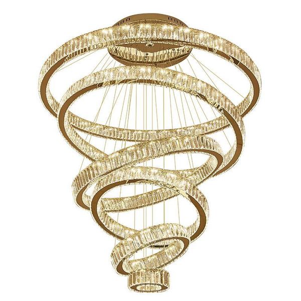 chandeliers modern crystal chandelier ring creative personality led stainless steel lamp duplex floor living room
chandeliers modern crystal chandelier ring creative personality led stainless steel lamp duplex floor living room