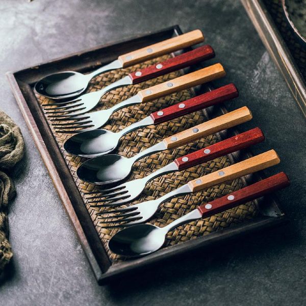 stainless steel wooden handle fruit fork dessert spoon creative tableware western kitchen household party items dinnerware sets
stainless steel wooden handle fruit fork dessert spoon creative tableware western kitchen household party items dinnerware sets