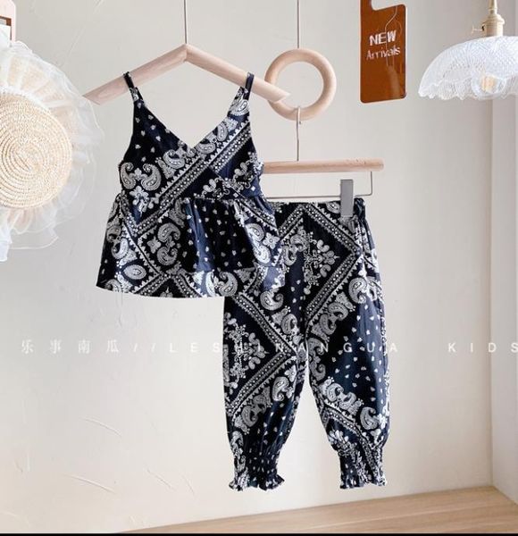 clothing sets toddler kids baby clothes 2pcs girl children summer thin flower print v neck vest harem pants 2-7y, White
clothing sets toddler kids baby clothes 2pcs girl children summer thin flower print v neck vest harem pants 2-7y, White