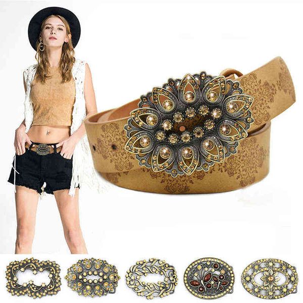 women belts diamond stone floral buckle vintage belts for women cowgirl westerh wide genuine leather strap lb2182 aa220312, Black;brown
women belts diamond stone floral buckle vintage belts for women cowgirl westerh wide genuine leather strap lb2182 aa220312, Black;brown