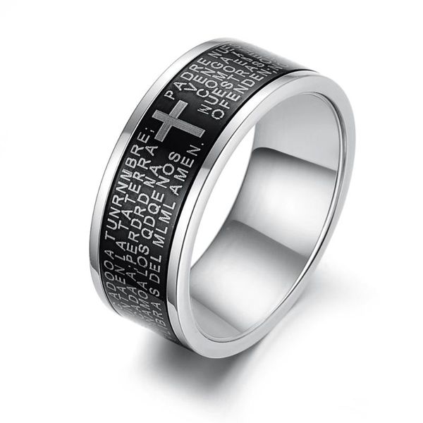 cluster rings mae titanium stainless steel spain bible cross men punk cool personalized fashion jewelry blessing protect decor gift, Golden;silver
cluster rings mae titanium stainless steel spain bible cross men punk cool personalized fashion jewelry blessing protect decor gift, Golden;silver