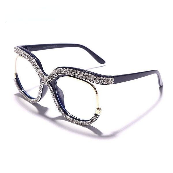 fashion sunglasses frames 2021 style retro square optical glasses men women crystal luxury clear lens eyeglasses frame diamond eyewear, Black
fashion sunglasses frames 2021 style retro square optical glasses men women crystal luxury clear lens eyeglasses frame diamond eyewear, Black