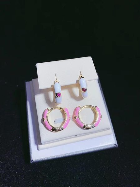 hoop & huggie design multicolor enamel small earrings trendy rainbow cz circle for women zircon jewerly gifts, Golden;silver
hoop & huggie design multicolor enamel small earrings trendy rainbow cz circle for women zircon jewerly gifts, Golden;silver