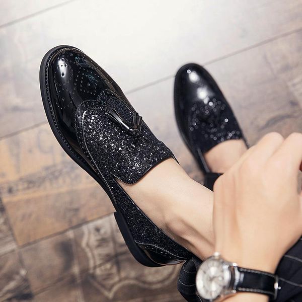 dress shoes fashionable sports casual man fashion mens loafers men lather for leather sneakers italian formal male trend, Black
dress shoes fashionable sports casual man fashion mens loafers men lather for leather sneakers italian formal male trend, Black