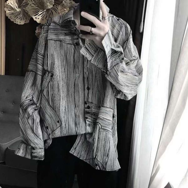 men's casual shirts shirtautumn net red very fairy ruffian men's long sleeve coat handsome korean chic shirt fashion htgp, White;black
men's casual shirts shirtautumn net red very fairy ruffian men's long sleeve coat handsome korean chic shirt fashion htgp, White;black