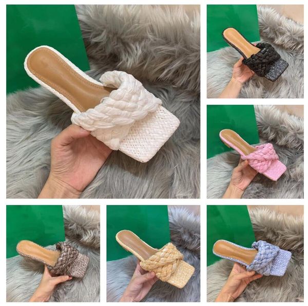 luxury designer women sandals stretch sandal intrecciato woven square toe muller shoes twisted straps leather outsole summer fashion with bo, Black
luxury designer women sandals stretch sandal intrecciato woven square toe muller shoes twisted straps leather outsole summer fashion with bo, Black