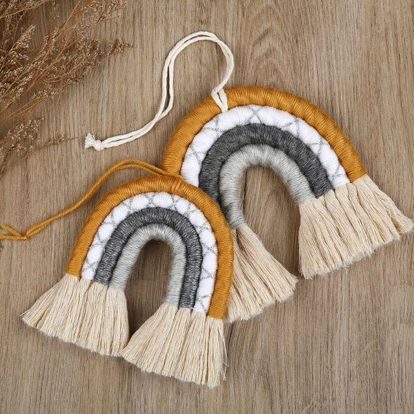 home decoration accessories rainbow handmade weaving ornament nordic fresh simple kid room wall hanging drop decorative objects & figurines
home decoration accessories rainbow handmade weaving ornament nordic fresh simple kid room wall hanging drop decorative objects & figurines