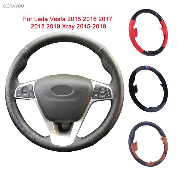 steering wheel covers geraybu custom diy black leather hand-sewn car cover for lada vesta 2021 xray 2021-2021
steering wheel covers geraybu custom diy black leather hand-sewn car cover for lada vesta 2021 xray 2021-2021