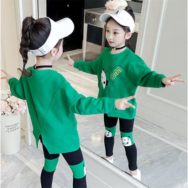 fashion girls clothing set teen tracksuit spring autumn long sleeve 2pcs children suits little girl sets 8 12 year, White
fashion girls clothing set teen tracksuit spring autumn long sleeve 2pcs children suits little girl sets 8 12 year, White