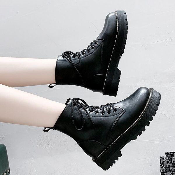 boots style autumn and winter 2021 women's thick soled british korean lace up net red handsome short, Black
boots style autumn and winter 2021 women's thick soled british korean lace up net red handsome short, Black