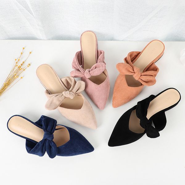 sandals mules shoes woman big bowknot sandals pointed toe suede/flock slippers women v open gladiator sandalias mujer summer 112 n, Black
sandals mules shoes woman big bowknot sandals pointed toe suede/flock slippers women v open gladiator sandalias mujer summer 112 n, Black
