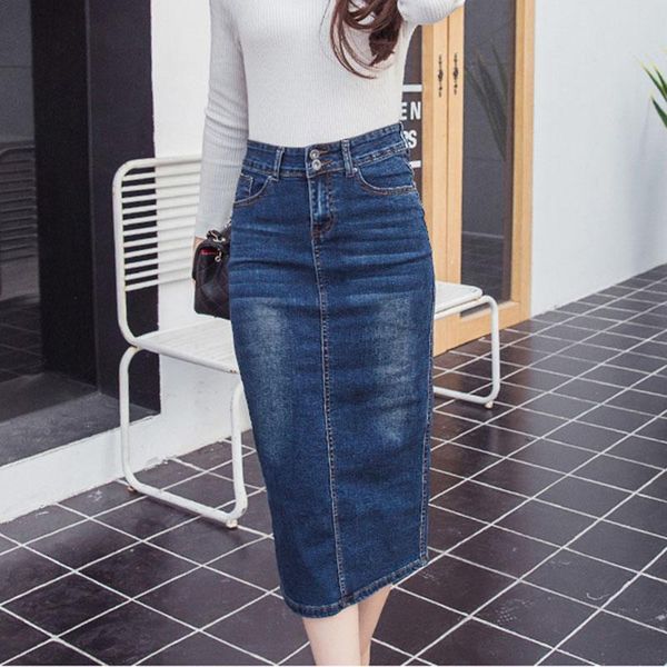 skirts arrivals fashion retro elegant denim 2021 summer split stretch slim wrap hip black mid skirt for women faldas mujer
skirts arrivals fashion retro elegant denim 2021 summer split stretch slim wrap hip black mid skirt for women faldas mujer