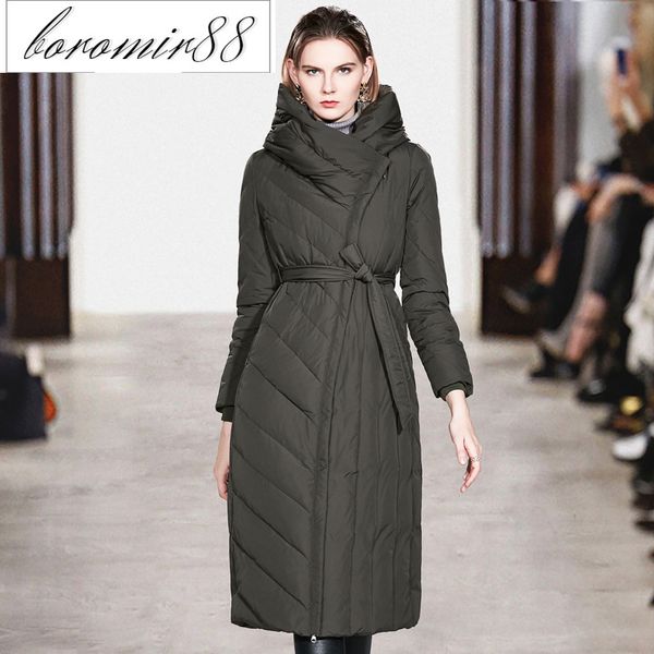 new winter 90% white duck down extended thickened hoodie warm solid color lace up bow jacket, Black
new winter 90% white duck down extended thickened hoodie warm solid color lace up bow jacket, Black