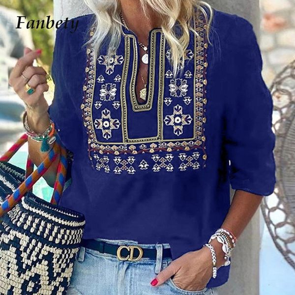 women's blouses & shirts women vintage floral print half sleeve blouse spring summer casual o neck hollow out bohemian loose, White
women's blouses & shirts women vintage floral print half sleeve blouse spring summer casual o neck hollow out bohemian loose, White