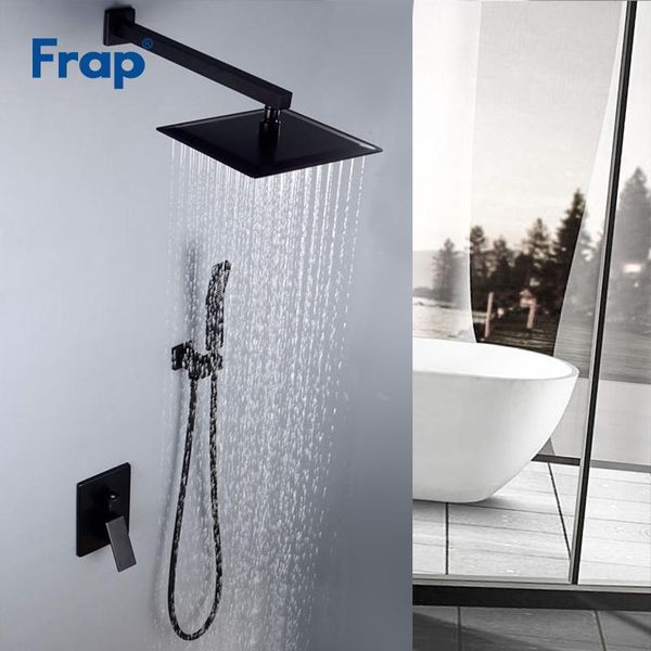 frap wall bathroom shower faucet black paint rainfall shower mixer tap chrome bathtub faucet waterfall bath y24018
frap wall bathroom shower faucet black paint rainfall shower mixer tap chrome bathtub faucet waterfall bath y24018