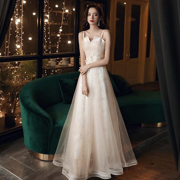 elegant women light champagne evening dress long tulle formal banquet exquisite appliques gowns ethnic clothing, Red
elegant women light champagne evening dress long tulle formal banquet exquisite appliques gowns ethnic clothing, Red