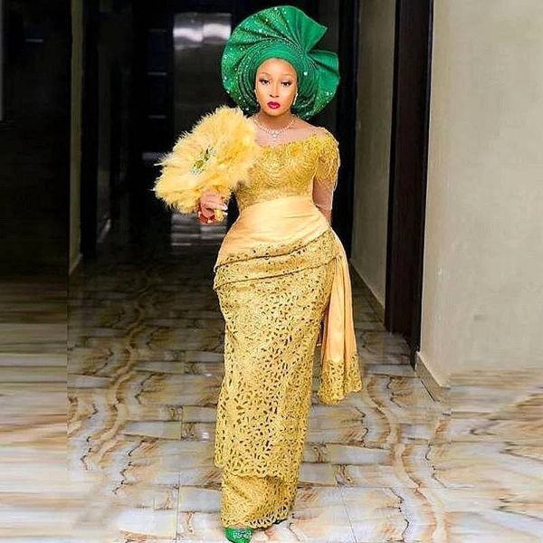 party dresses aso ebi gold lace mermaid prom sheer neck short sleeves plus size evening dress dubai formal vestido de novia, White;black
party dresses aso ebi gold lace mermaid prom sheer neck short sleeves plus size evening dress dubai formal vestido de novia, White;black