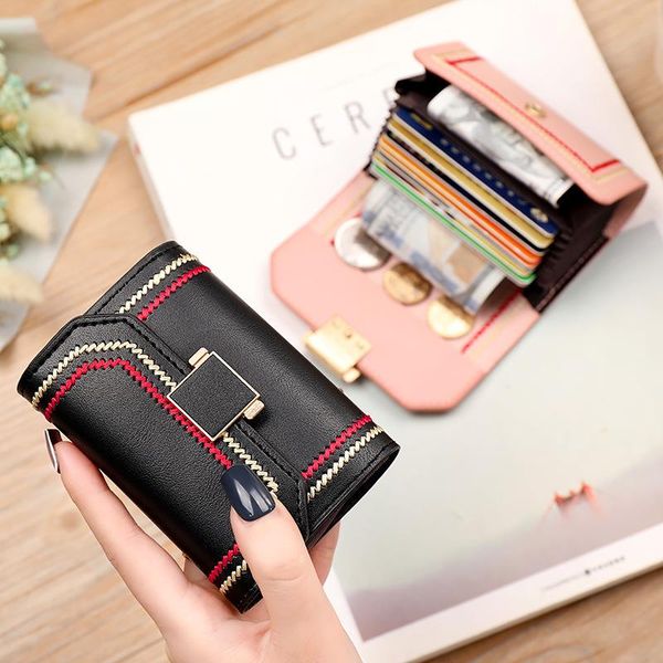 card holders pu small wallet cardholder no zipper fashion holder women id lady clutch bag fine workmanship, Brown;gray
card holders pu small wallet cardholder no zipper fashion holder women id lady clutch bag fine workmanship, Brown;gray