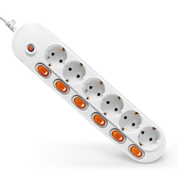 smart power plugs strip surge protection 3/4/5/6 ac outlets 10/16a electrical extension sockets independent control switches 2.5m cord
smart power plugs strip surge protection 3/4/5/6 ac outlets 10/16a electrical extension sockets independent control switches 2.5m cord