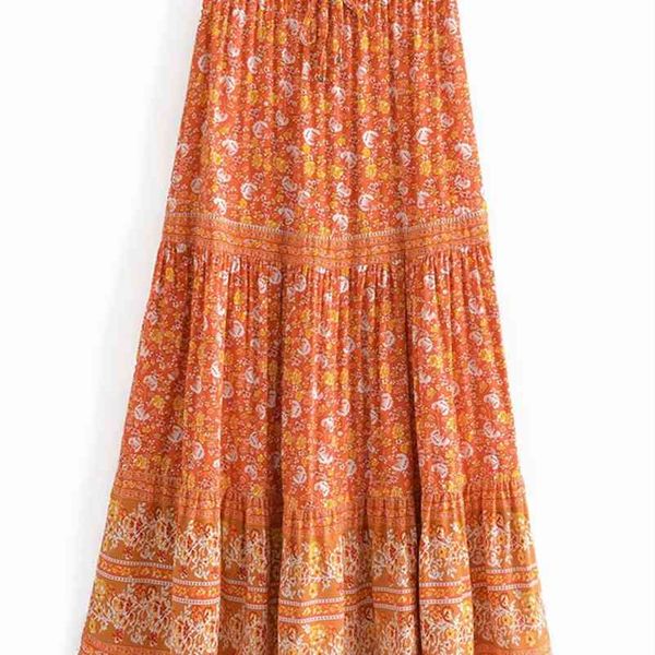 sweet women high waist a-line skirt summer fashion ladies chinese style female flower printed long 210515, Black
sweet women high waist a-line skirt summer fashion ladies chinese style female flower printed long 210515, Black