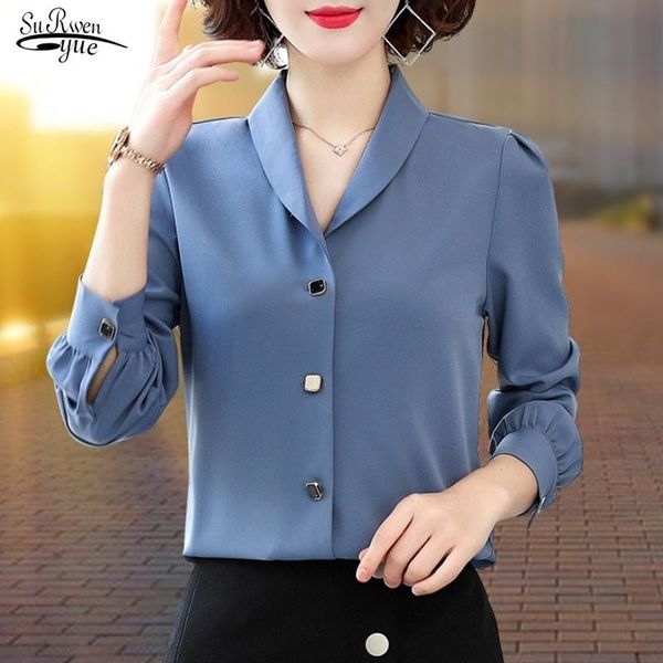women's blouses & shirts 2021 autumn plus size loose formal office lady work v neck chiffon shirt women fashion casual long sleeve blo, White
women's blouses & shirts 2021 autumn plus size loose formal office lady work v neck chiffon shirt women fashion casual long sleeve blo, White