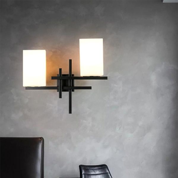 iron glass double head creative modern bedroom study el decoration led e14 wall lamp
iron glass double head creative modern bedroom study el decoration led e14 wall lamp